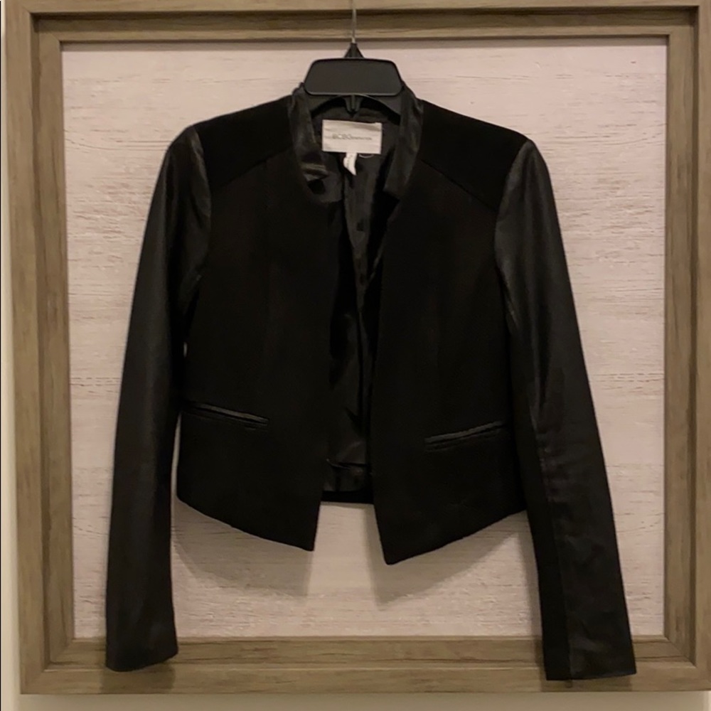 Leather/cloth jacket
